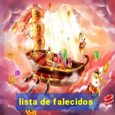 lista de falecidos